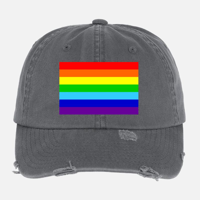 drapeau Casquette vintage effet usé Flexfit