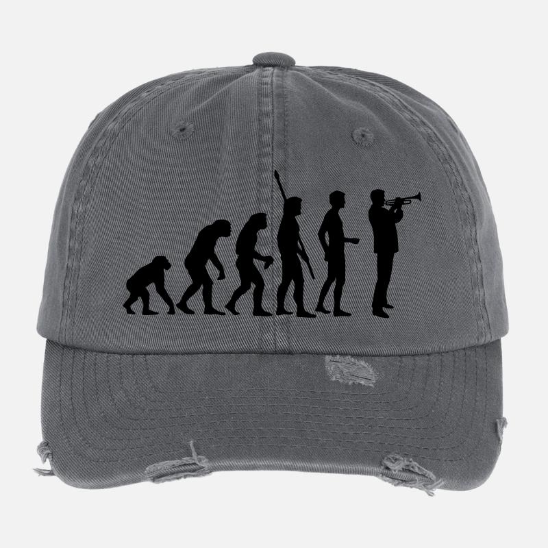 evolution_trompeter Flexfit Vintage Destroyed Cap