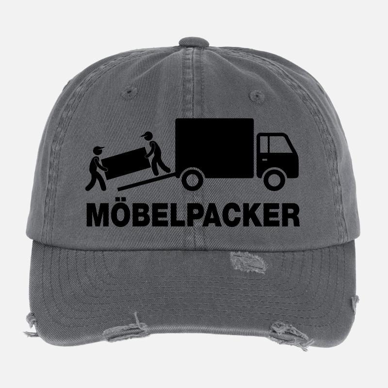 Möbelpacker_v1 Flexfit Vintage Destroyed Cap