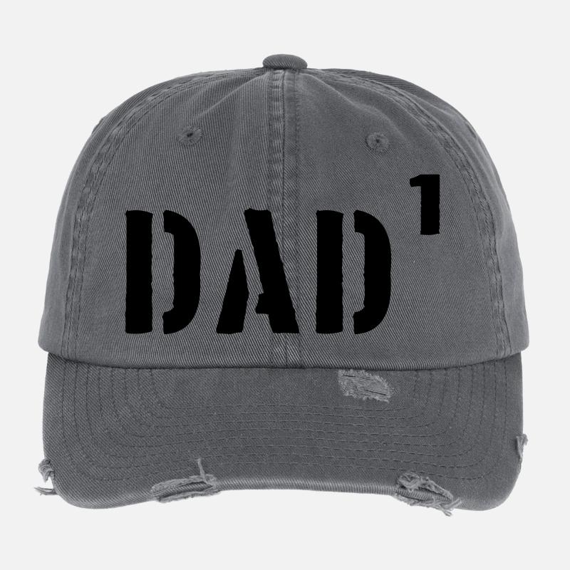 DAD -1 Flexfit Vintage Destroyed Cap