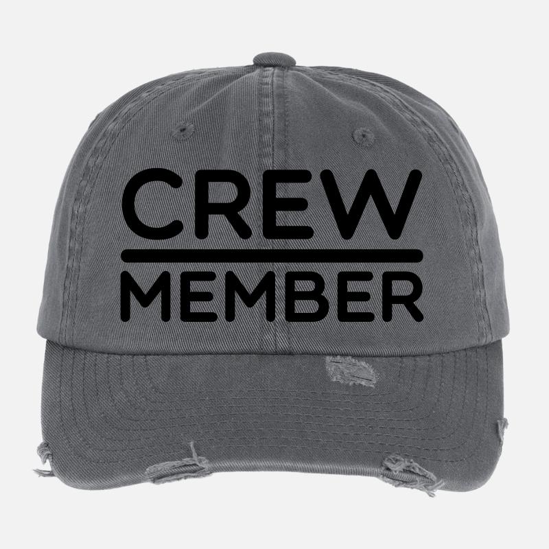 Membre d'équipage Casquette vintage effet usé Flexfit