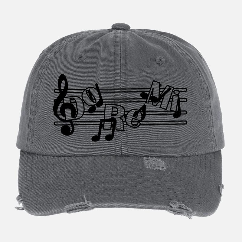 Do re mi Flexfit Vintage Destroyed Cap