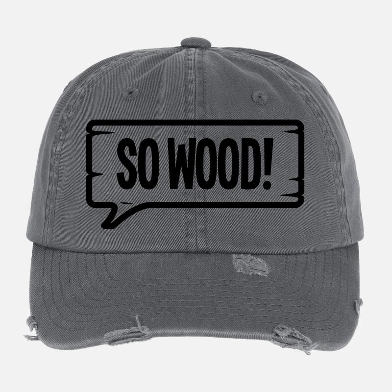 SO WOOD! Flexfit Vintage Destroyed Cap