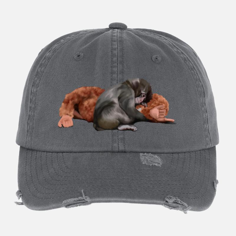 Punch - das Äffchen Flexfit Vintage Destroyed Cap