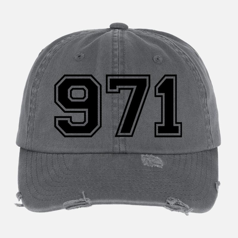971 Casquette vintage effet usé Flexfit