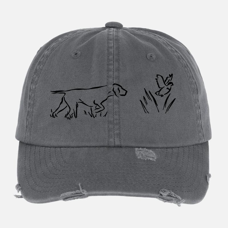 Standee - Flexfit Vintage Destroyed Cap - dark grey