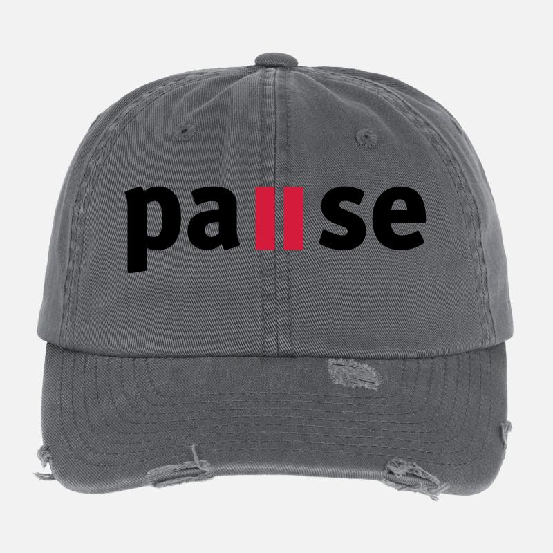 Pause Flexfit Vintage Destroyed Cap