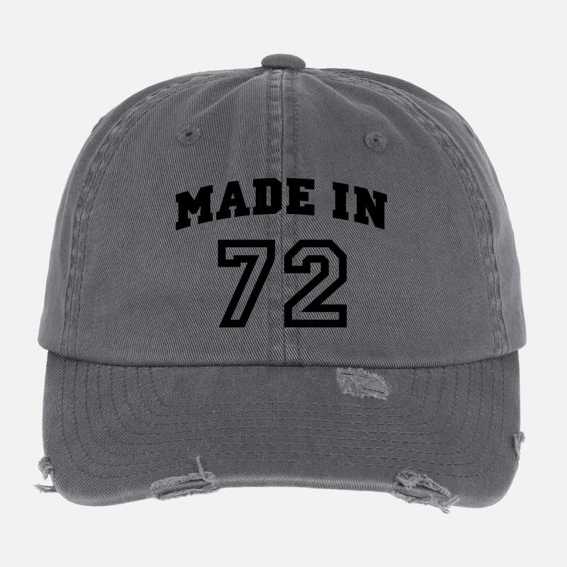 mp_madein72a Flexfit Vintage Destroyed Cap