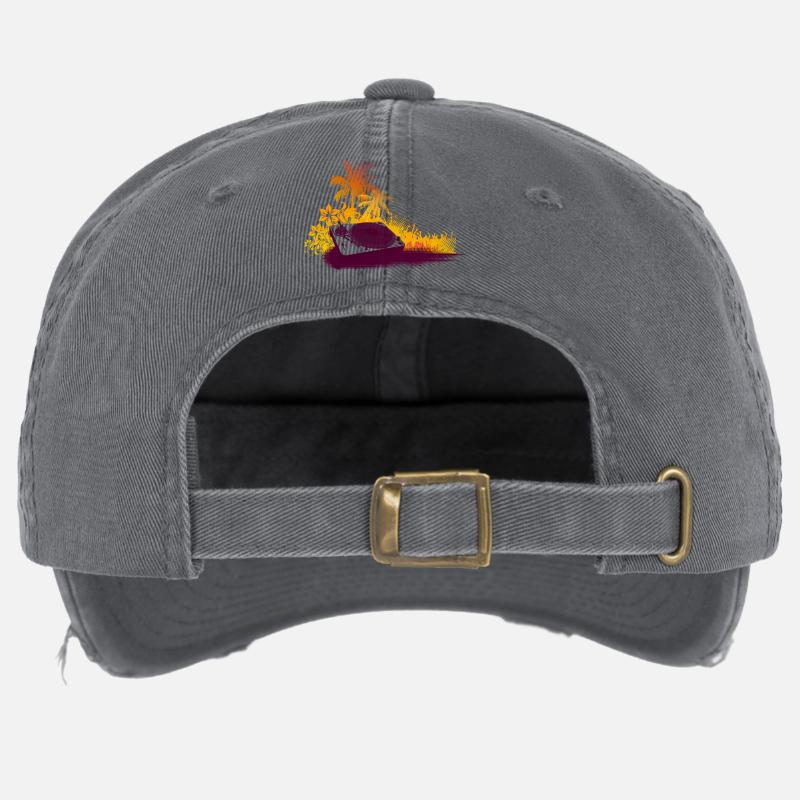 Turntable Beach DJ Flexfit Vintage Destroyed Cap