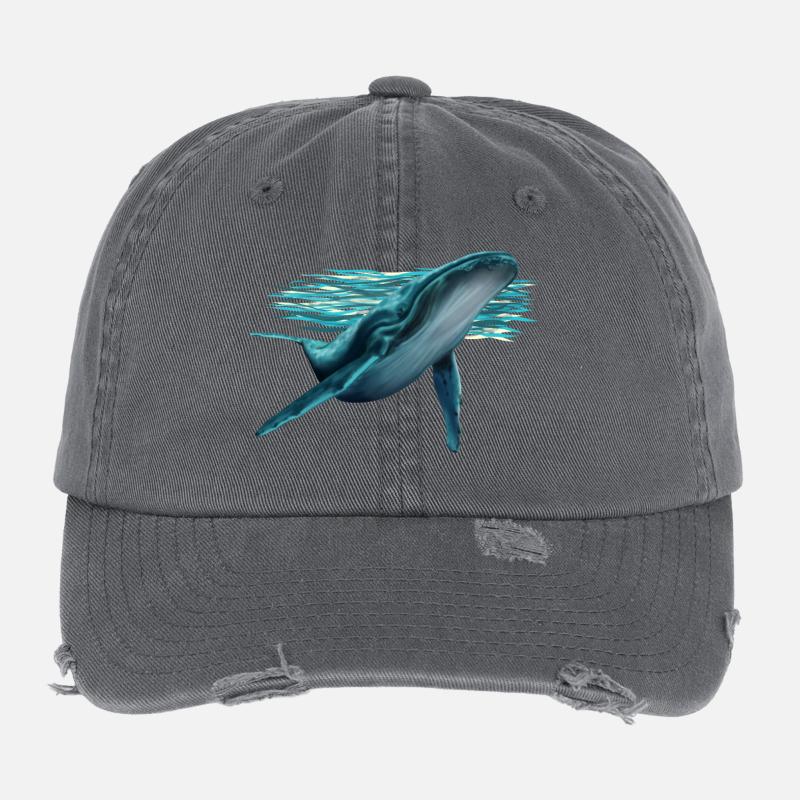 Whale Flexfit Vintage Destroyed Cap