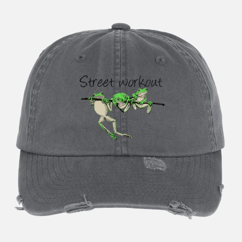 street workout Casquette vintage effet usé Flexfit