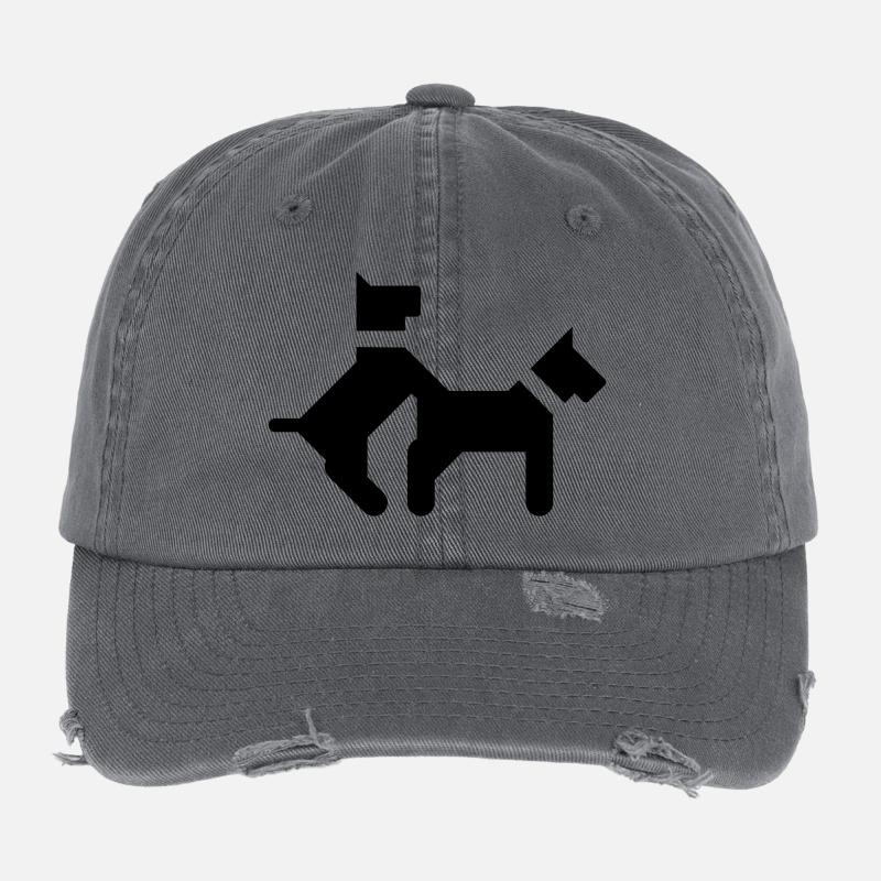 Fickende Hunde Flexfit Vintage Destroyed Cap