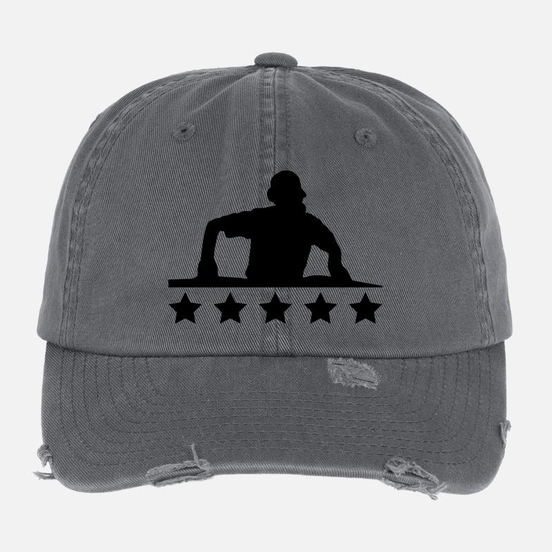 best_dj_a1 Flexfit Vintage Destroyed Cap