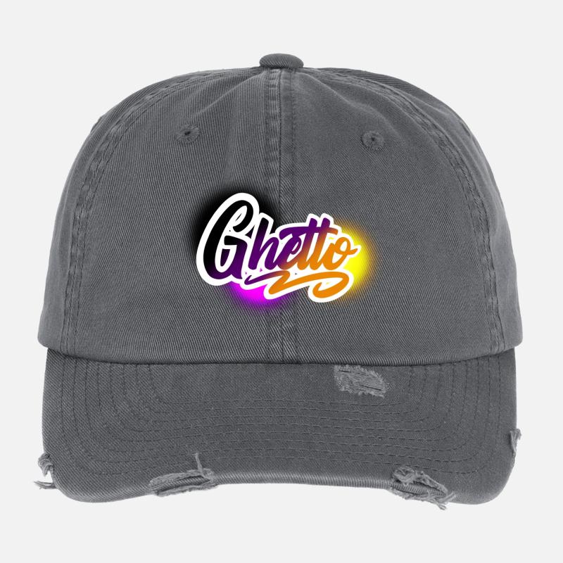 ghetto Flexfit Vintage Destroyed Cap