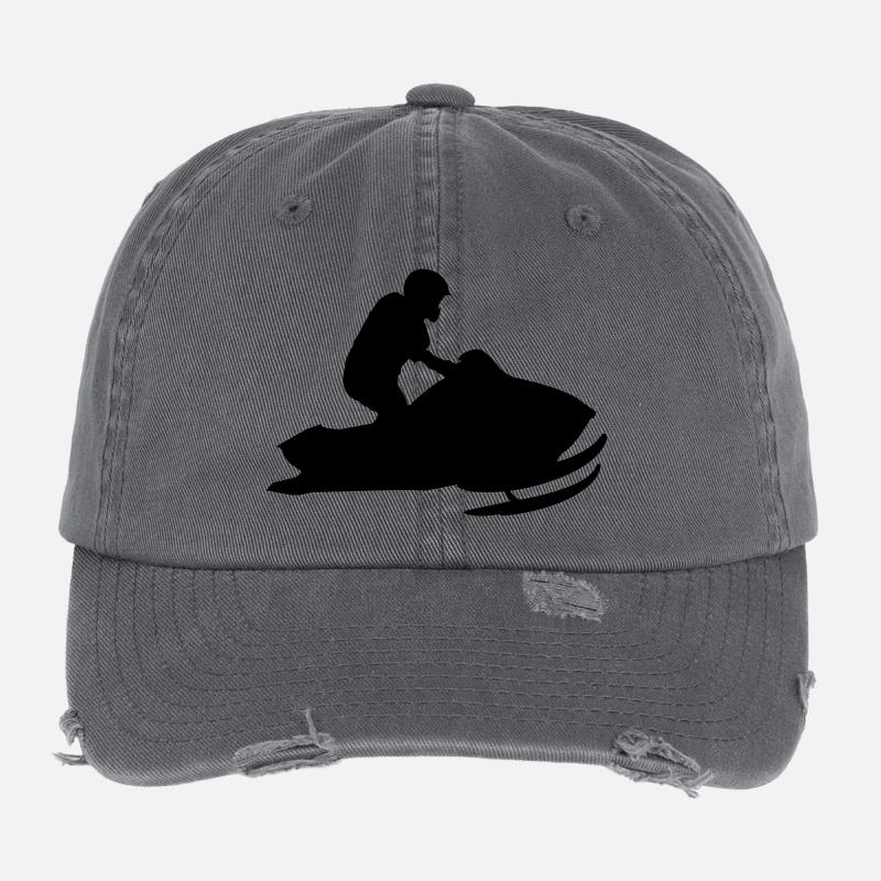 snowmobile Flexfit Vintage Destroyed Cap