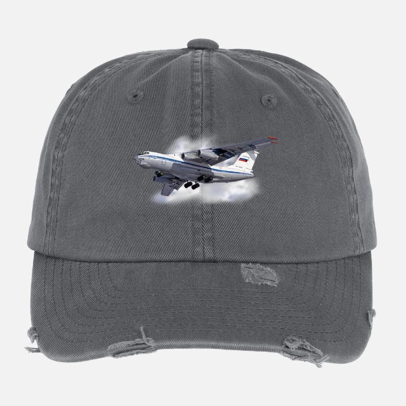 IL-76 Casquette vintage effet usé Flexfit