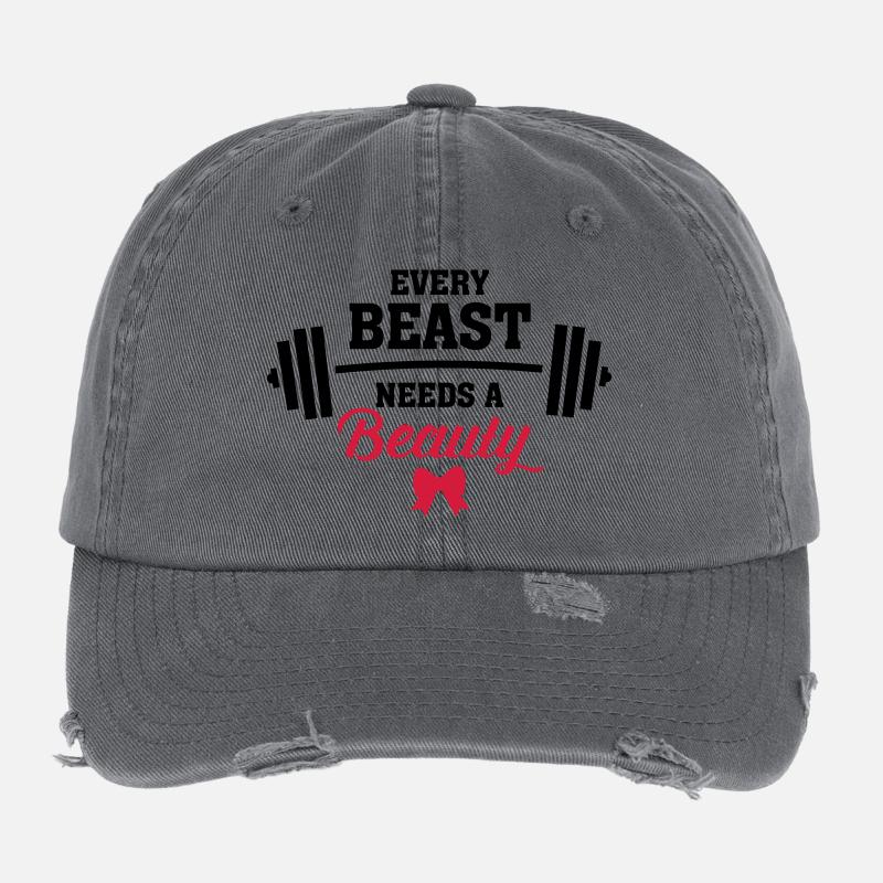 Beauty - Beast (Part 2) Flexfit Vintage Destroyed Cap