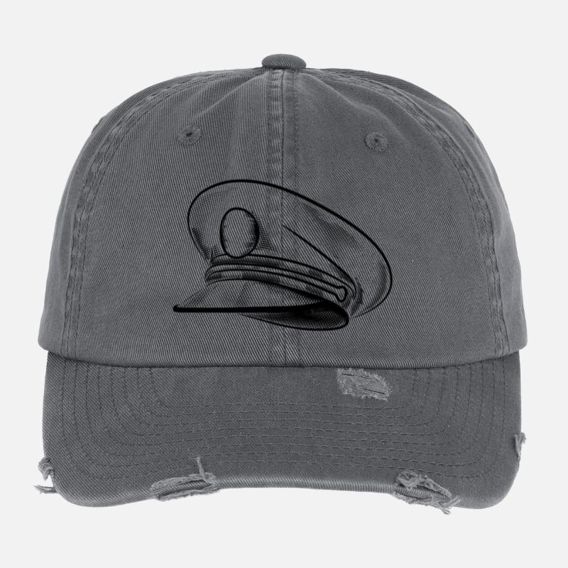 Uniformmütze Design Flexfit Vintage Destroyed Cap