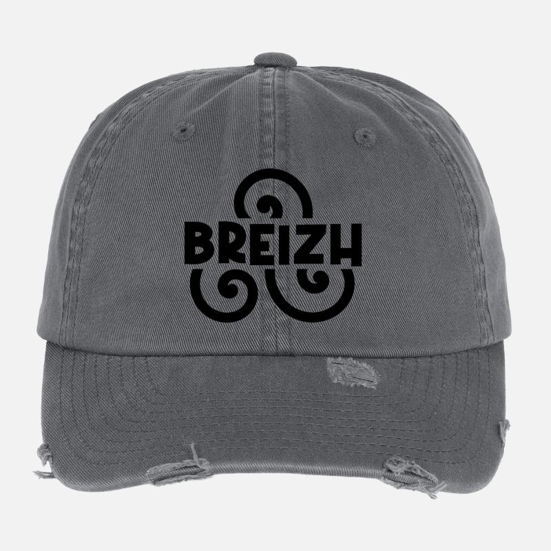 Breizh Flexfit Vintage Destroyed Cap