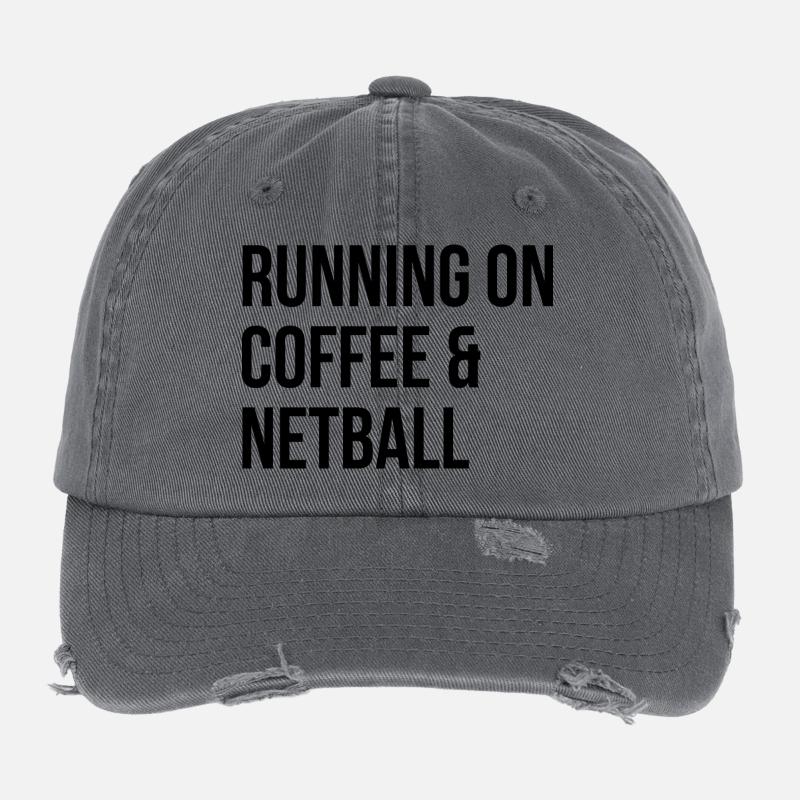 Netball Flexfit Vintage Destroyed Cap
