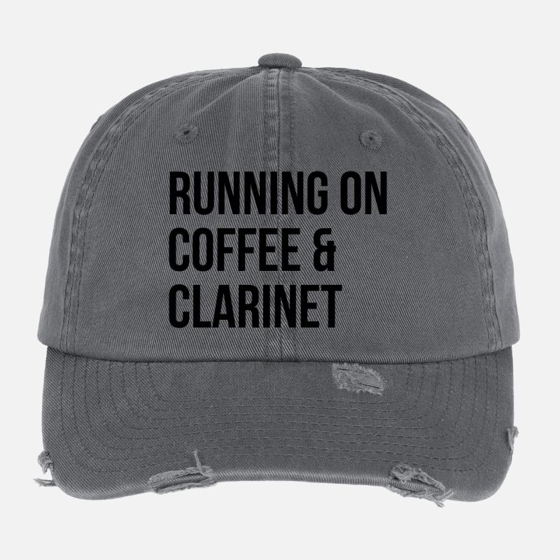 Clarinet Clarinet Clarinet Flexfit Vintage Destroyed Cap