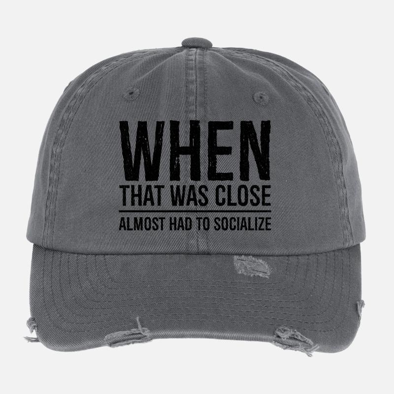 kiedy to było blisko Czapka vintage z efektem sprania Flexfit