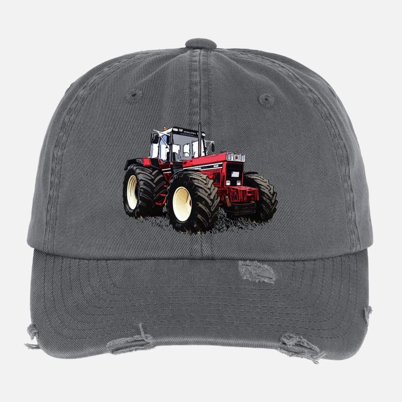 Rural Legend Red Flexfit Vintage Destroyed Cap