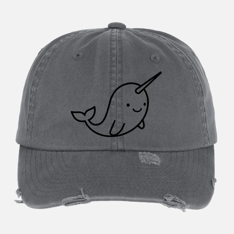 Narwal Flexfit Vintage Destroyed Cap