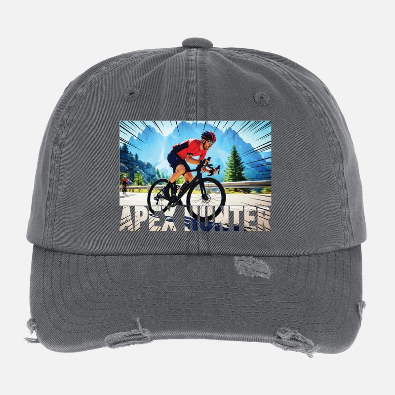 APEX HUNTER Mountainbiker Flexfit Vintage Destroyed Cap