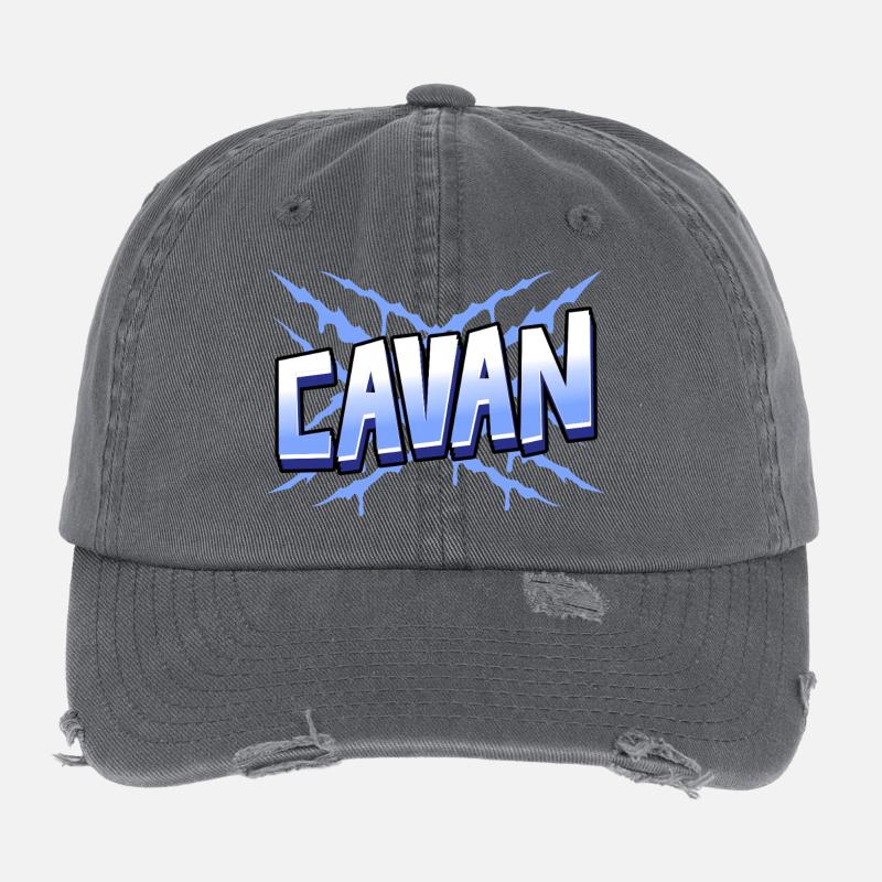 Cavan County, Irland Flexfit Vintage Destroyed Cap