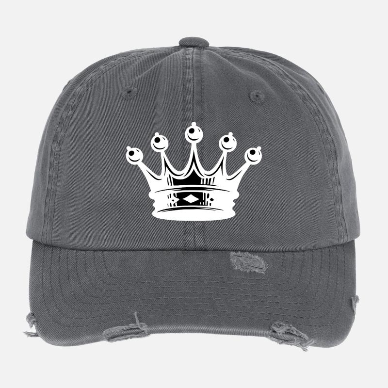 Royal Crowns Silhouette Flexfit Vintage Destroyed Cap