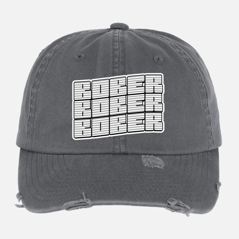 Bober Flexfit Vintage Destroyed Cap