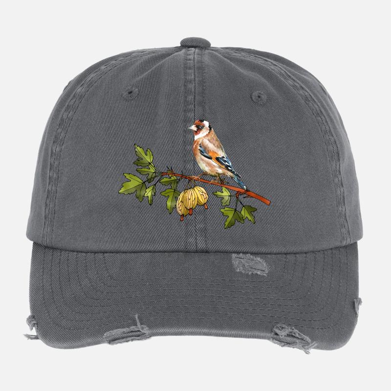 Bunter Vogel Flexfit Vintage Destroyed Cap