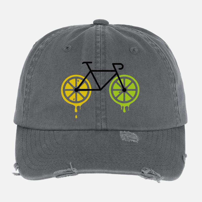 bike lemon Flexfit Vintage Destroyed Cap