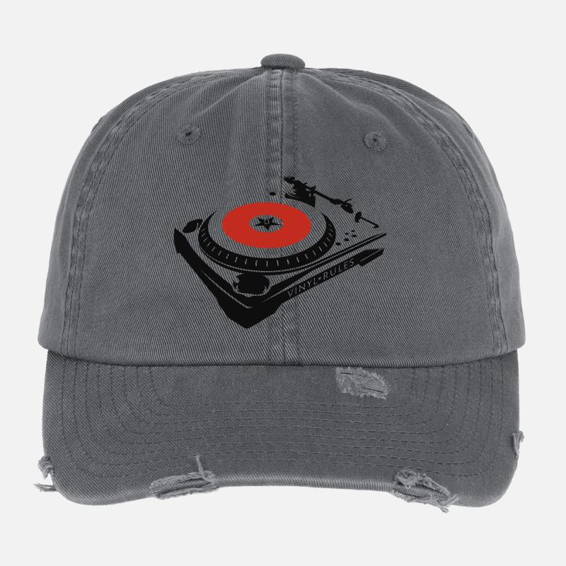 VINYL RULES Flexfit Vintage Destroyed Cap