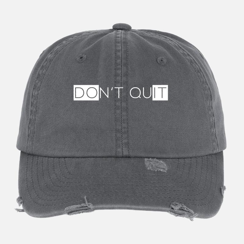 Do not quit Flexfit Vintage Destroyed Cap