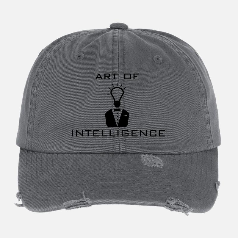 KUNST von Intelligent Flexfit Vintage Destroyed Cap