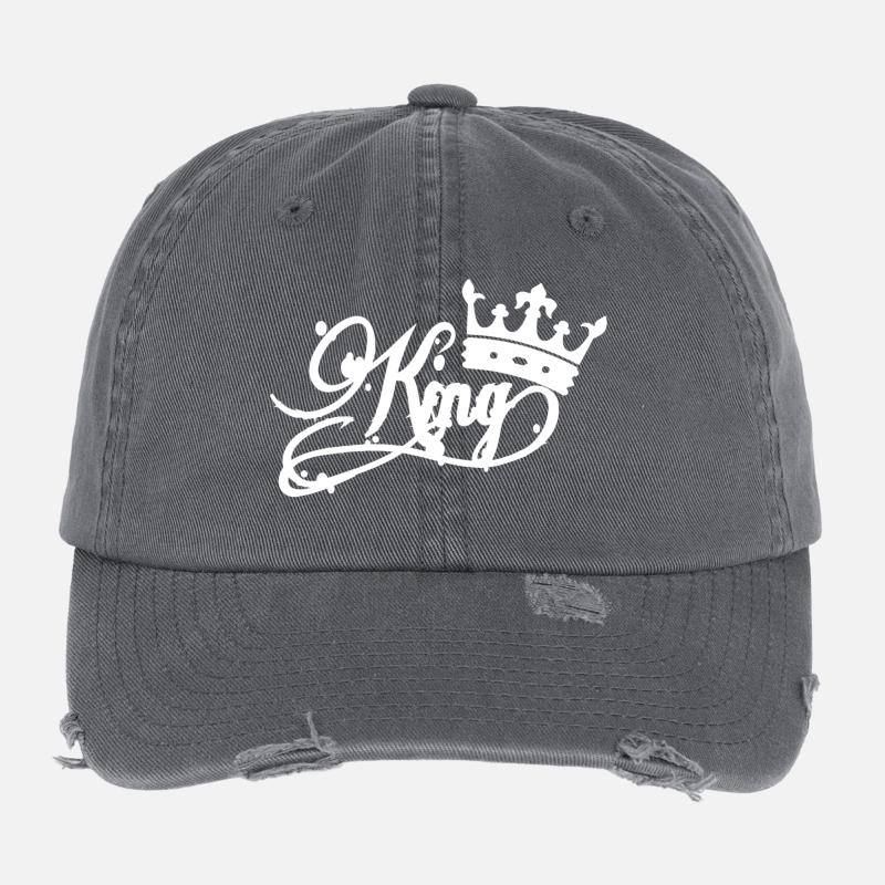 KING Flexfit Vintage Destroyed Cap