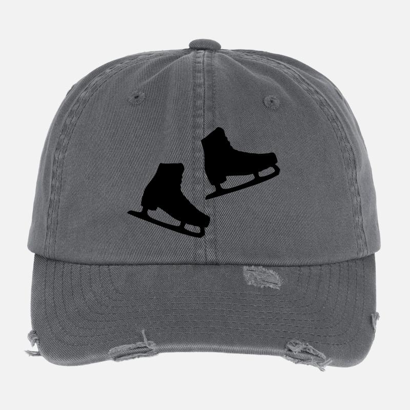paar_schlittschuhe Flexfit Vintage Destroyed Cap