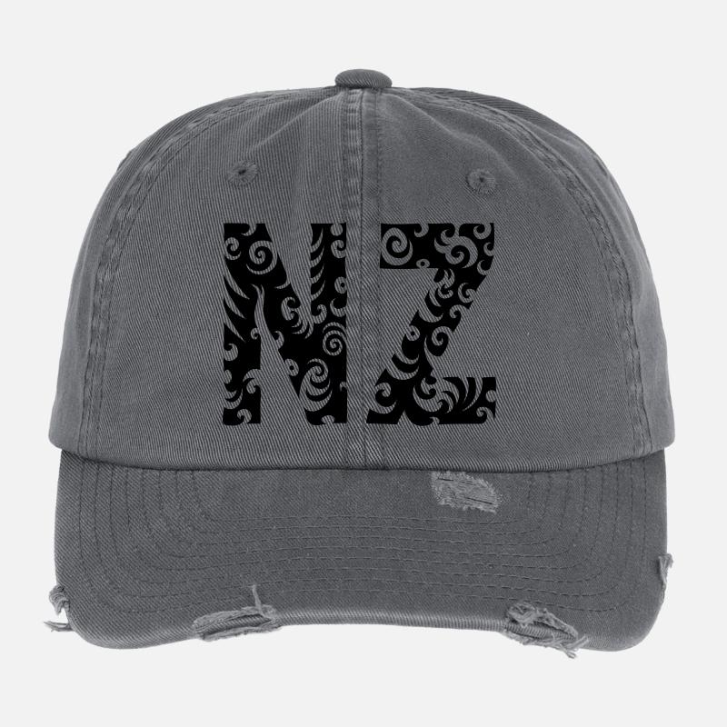 NZ - Neuseeland Maori Flexfit Vintage Destroyed Cap