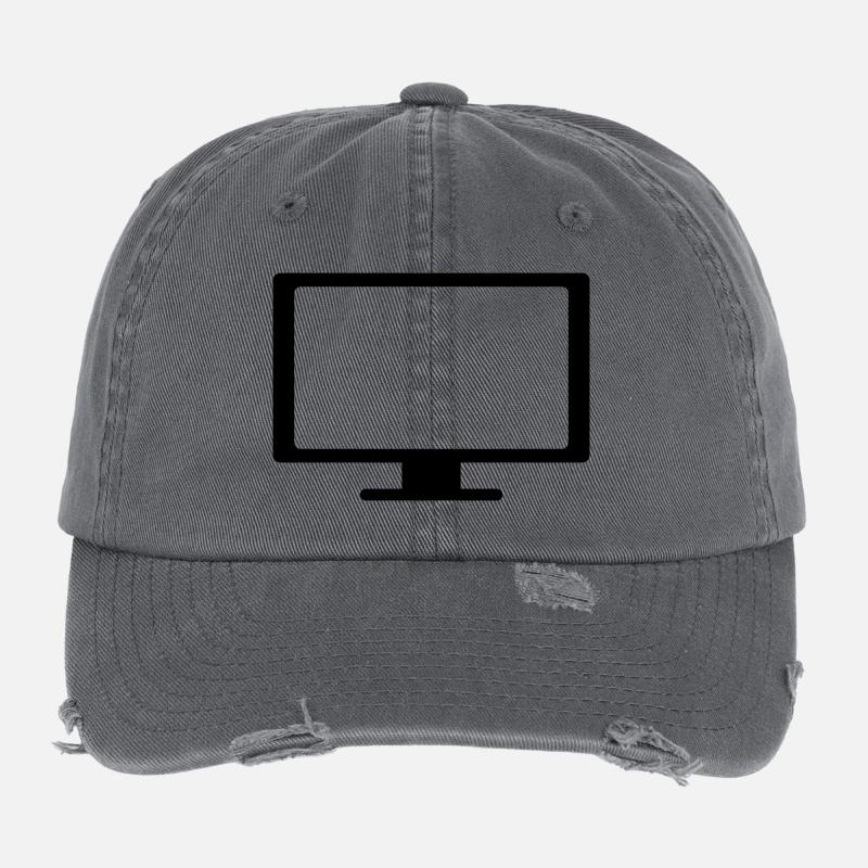 bildschirm Flexfit Vintage Destroyed Cap