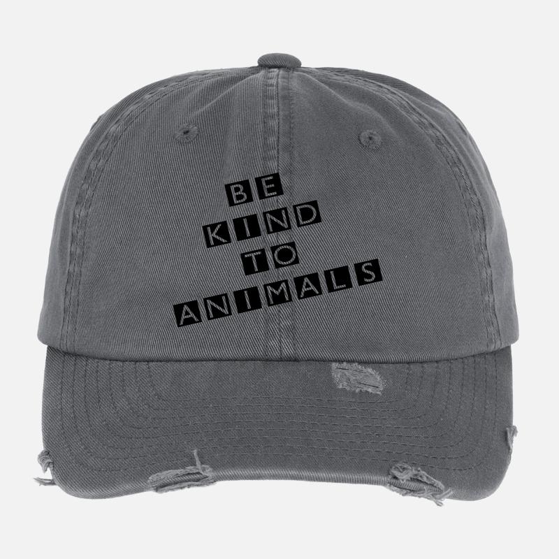 vegetarier Flexfit Vintage Destroyed Cap