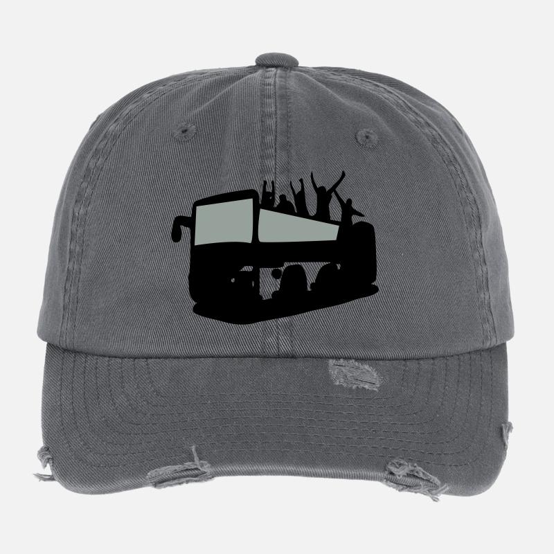Tour Bus & Tourismus Flexfit Vintage Destroyed Cap