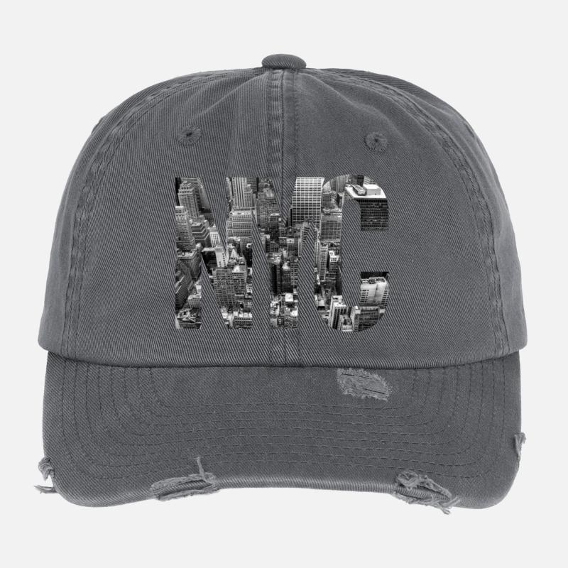 NYC Flexfit Vintage Destroyed Cap