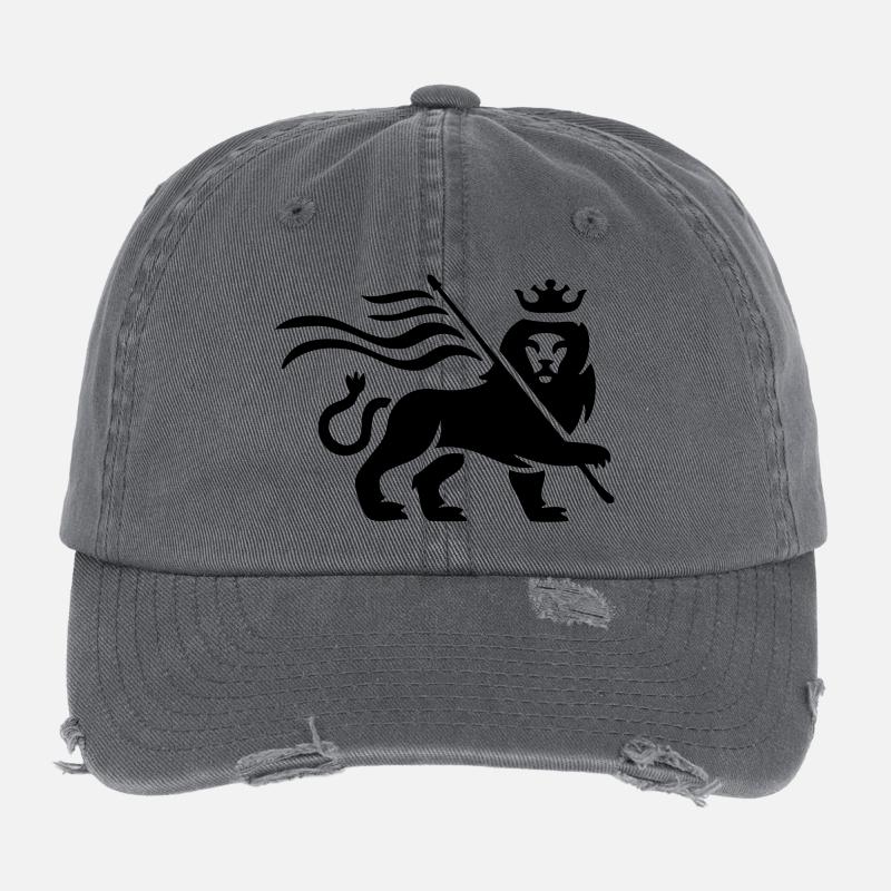 Reggae lion Flexfit Vintage Destroyed Cap