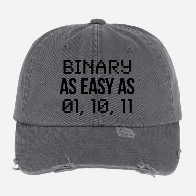 binary Flexfit Vintage Destroyed Cap