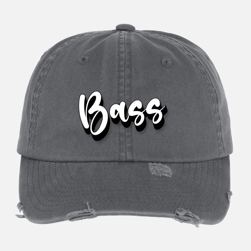 Basse - Casquette vintage effet usé Flexfit - charbon