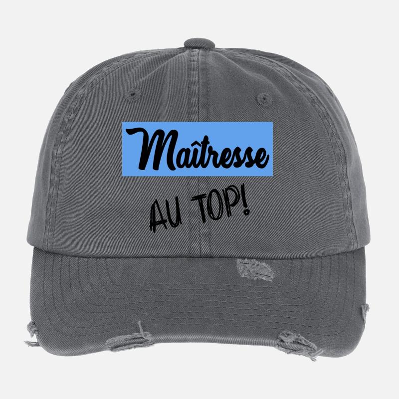 MERCI MAÎTRESSE Casquette vintage effet usé Flexfit