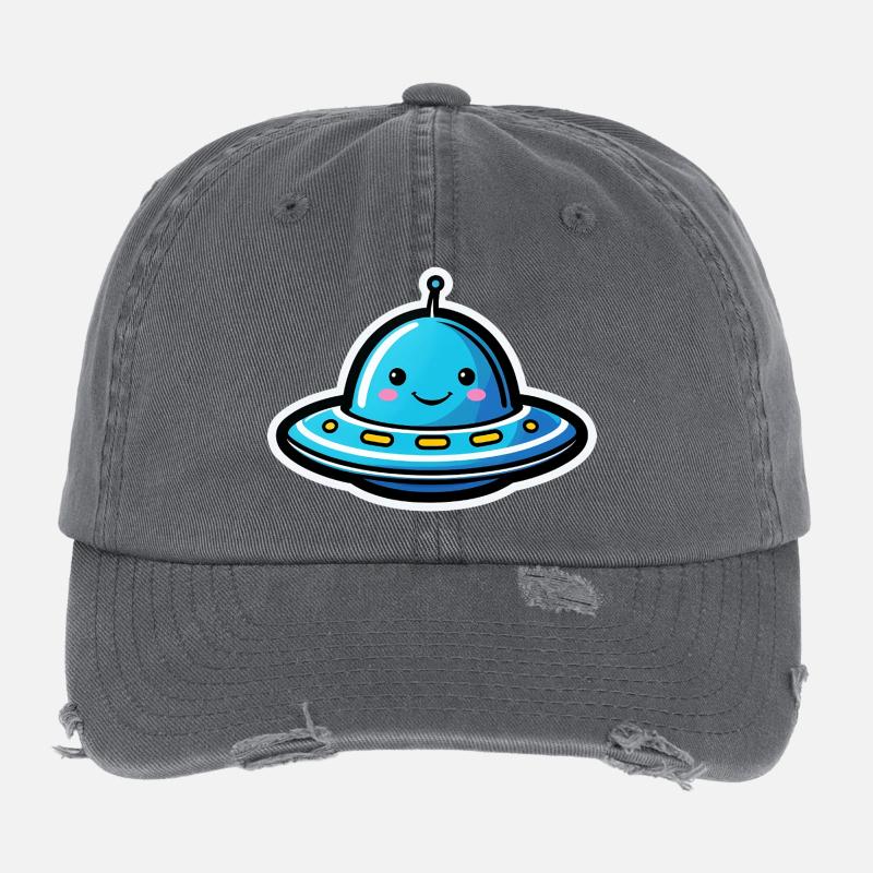 UFO Flexfit Vintage Destroyed Cap
