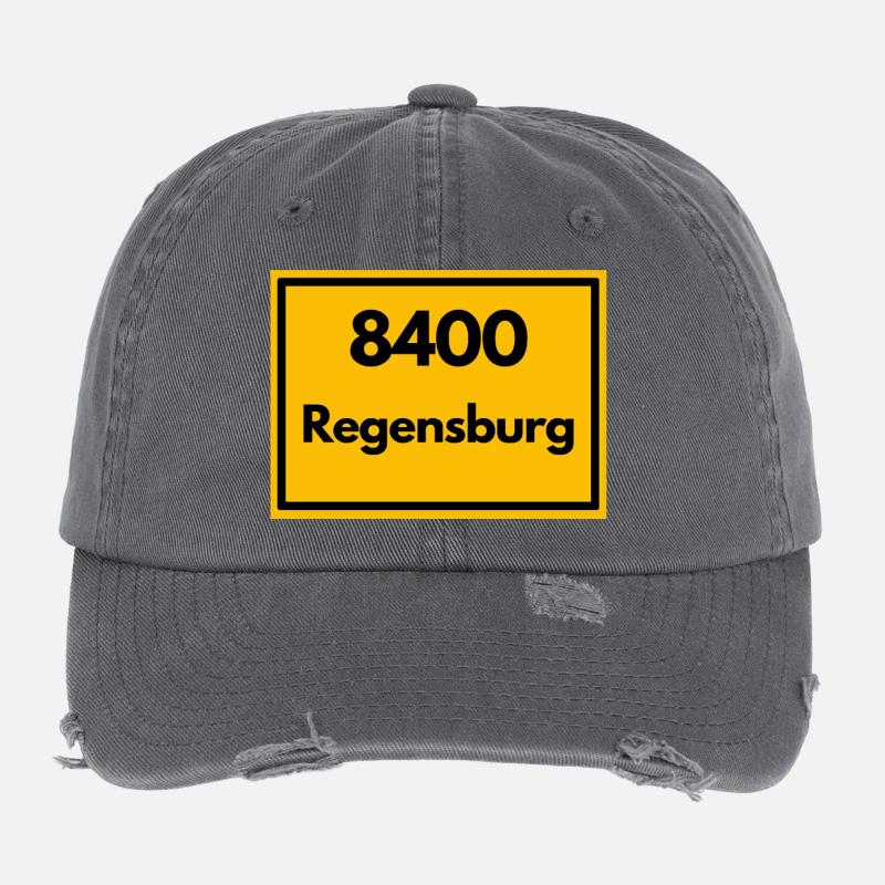ANCIEN CODE POSTAL RÉTRO 8400 REGENSBURG Casquette vintage effet usé Flexfit